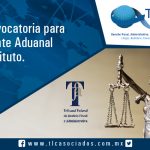 027 – Convocatoria para Agente Aduanal Sustituto