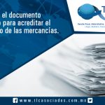 029 – Utiliza el documento idóneo para acreditar el retorno de las mercancías