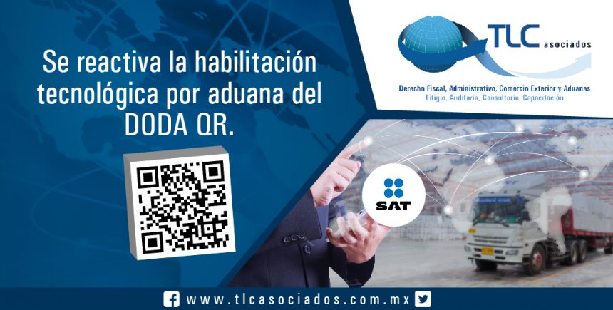 038 – Se reactiva la habilitación tecnológica por aduana del DODA QR