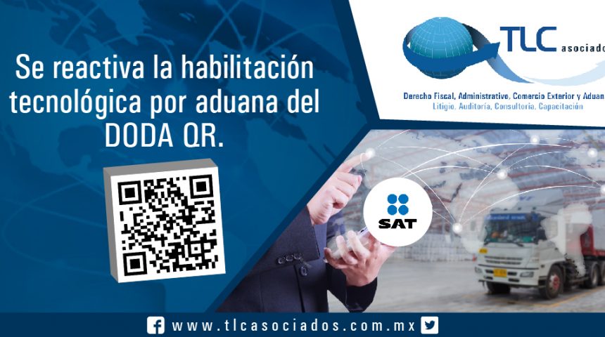 038 – Se reactiva la habilitación tecnológica por aduana del DODA QR