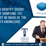 042 – Sample of merchandise of difficult identification: its content must be made known to the importer