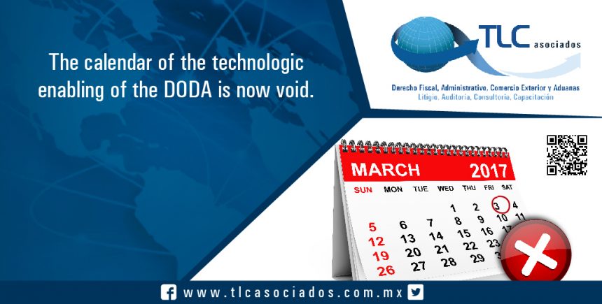 048 – The calendar of the technologic enabling of the DODA is now void