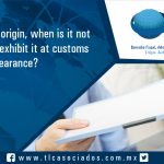 050 – Certificate of origin, when is it not necessary to exhibit it at customs clearance?