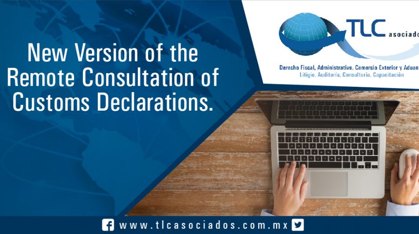 060 – New Version of the “Remote Consultation of Customs Declarations”