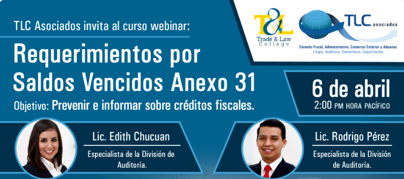 (06-04-2017) Webinar: Requerimientos por Saldos Vencidos Anexo 31