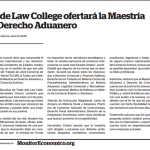 TRADE LAW COLLEGE OFERTARÁ LA MAESTRÍA EN DERECHO ADUANERO