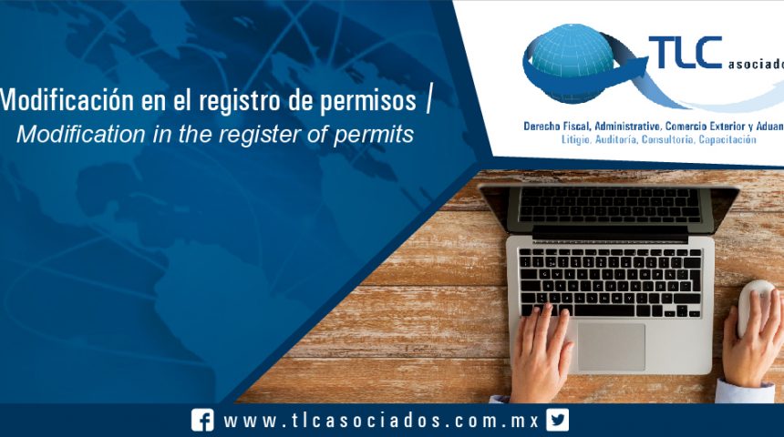 080 – Modificación en el registro de permisos / Modification in the register of permits