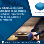 087 – Requerimiento de exhibición de pruebas ofrecidas por las autoridades en sus escritos de contestación / Exhibition requirement of evidence offered by the authorities in their response