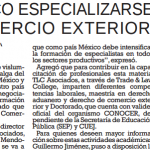 Debe México especializarse en  el comercio exterior
