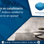 092 – Actos emitidos en cumplimiento a un recurso / Actions emitted in compliance to an appeal