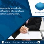 107 – Rectificación de operación sin solicitar Autorización / Rectifications of operations without requesting Authorization