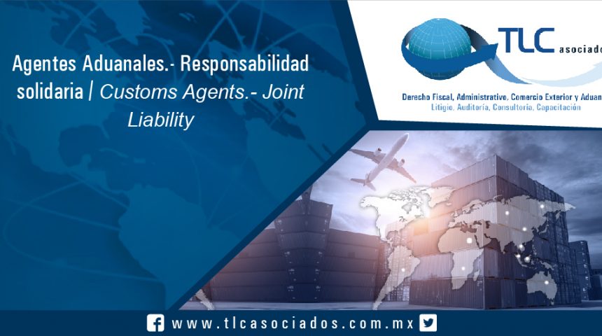 116 – Agentes Aduanales.- Responsabilidad solidaria / Customs Agents.- Joint Liability