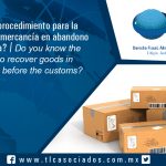 128 – ¿Conoces el procedimiento para la recuperación de mercancía en abandono ante la aduana? / Do you know the procedure to recover goods in abandonment before the customs?