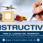 171 – Instructivo para el llenado del Pedimento / Instructions for filling out the Request Form