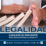 180 – Ilegalidad no invalidante / Non invalidating Illegality