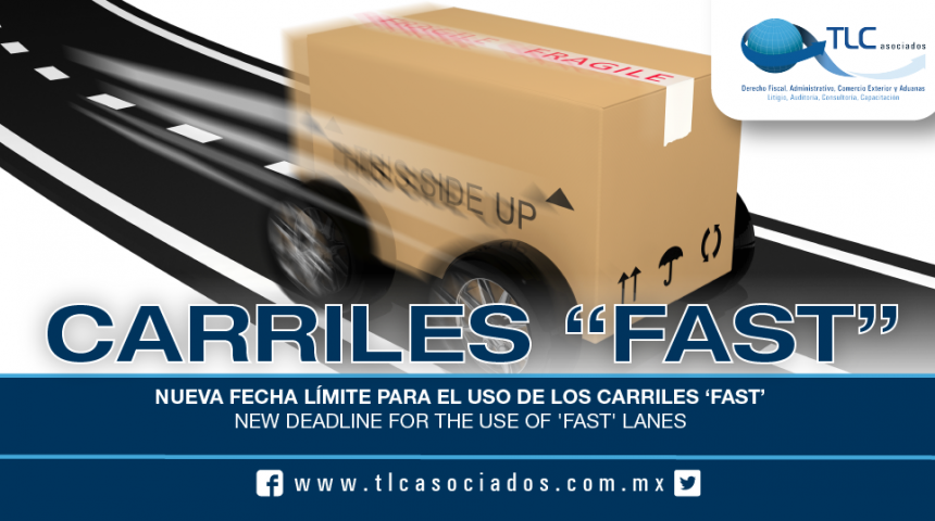 181 – Nueva fecha límite para el uso de los carriles ‘FAST’ / New deadline for the use of ‘FAST’ lanes