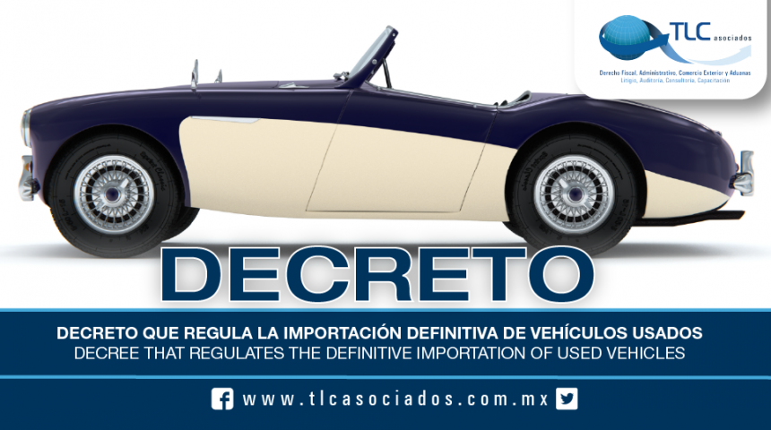 183 – Decreto que regula la importación definitiva de vehículos usados / Decree that regulates the definitive importation of used vehicles