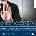 190 – Medidas para restringir la exportación o la importación de diversas mercancías / Measures to restrict the export or import of various merchandise