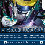 192 – Resolución final del examen de vigencia de la cuota compensatoria (electrodos de grafito) / Final resolution of the examination of the validity of the countervailing duties (graphite electrodes)