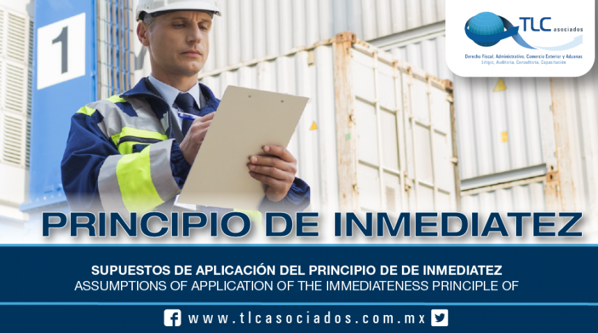 198 – Supuestos de aplicación del Principio de de Inmediatez / Assumptions of application of the Immediateness Principle