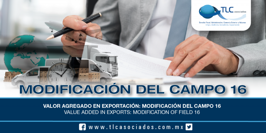 204 – Valor Agregado en Exportación: modificación del campo 16 / Value Added in Exports: modification of field 16