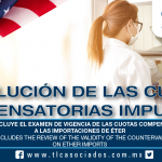 217 – Resolución que concluye el examen de vigencia de las cuotas compensatorias impuestas a las importaciones de éter /  Resolution that concludes the review of the validity of the countervailing duties imposed on ether imports