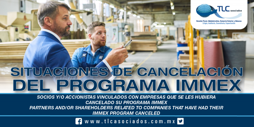 228 – Socios y/o accionistas vinculados con empresas que se les hubiera cancelado su Programa IMMEX / Partners and/or shareholders related to companies that have had their IMMEX Program canceled