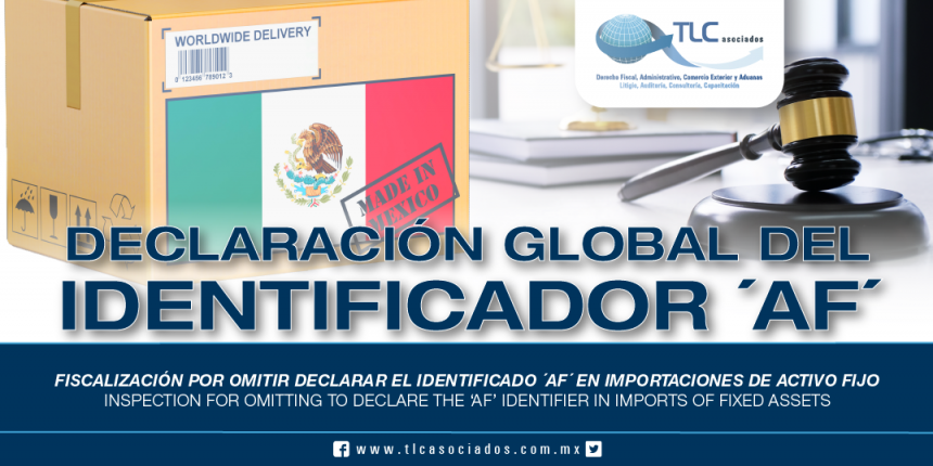 241 – Fiscalización por omitir declarar el identificador ‘AF’ en importaciones de activo fijo / Inspection for omitting to declare the ‘AF’ identifier in imports of fixed assets