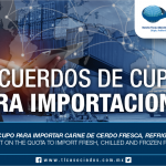 249 – Acuerdo sobre el cupo para importar carne de cerdo fresca, refrigerada y congelada / Agreement on the quota to import fresh, chilled and frozen pork meats