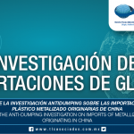 250 – Resolución final de la investigación antidumping sobre las importaciones de globos de plástico metalizado originarias de China /  Final resolution of the anti-dumping investigation on imports of metallized plastic balloons originating in China