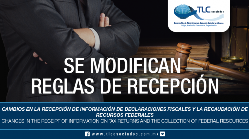 252 – Cambios en la recepción de información de declaraciones fiscales y la recaudación de recursos federales / Changes in the receipt of information on tax returns and the collection of federal resources
