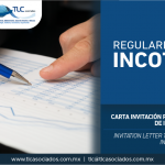 282 – Carta Invitación para regularizar rubro de INCOTERMS / Invitation letter to regularize heading of INCOTERMS