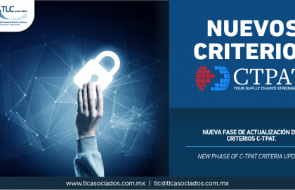 344 – Nueva fase de actualización de criterios C-TPAT/ New phase of C-TPAT criteria update.