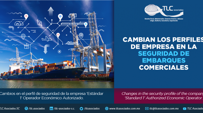 357-CAMBIAN LOS PERFILES DE EMPRESA EN LA SEGURIDAD DE EMBARQUES COMERCIALES