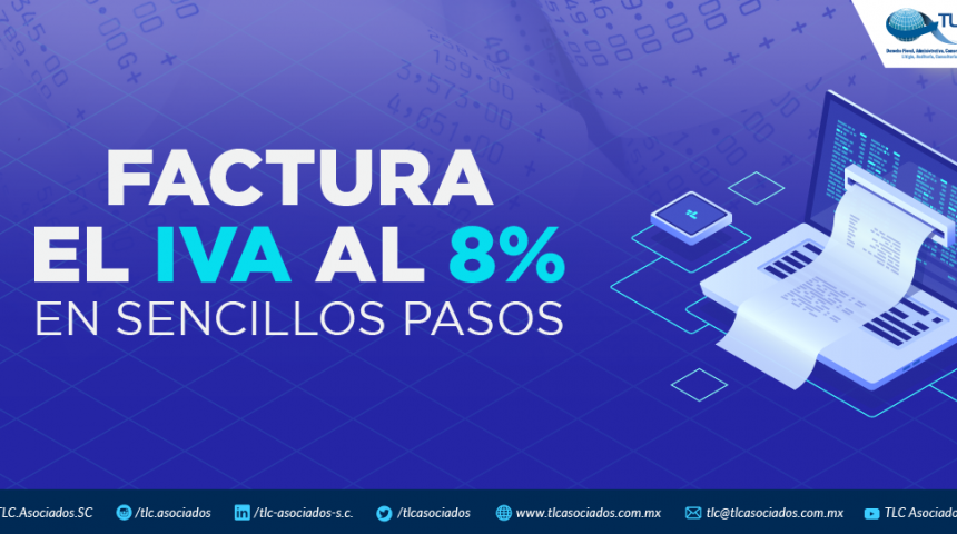 Factura el IVA al 8% en sencillos pasos