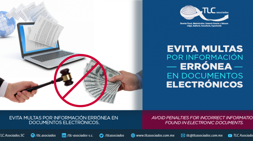363 – EVITA MULTAS POR INFORMACIÓN ERRÓNEA EN DOCUMENTOS ELECTRÓNICOS.