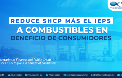 T81 – Reduce SHCP más el IEPS a combustibles en beneficio de consumidores./ Secretariat of Finance and Public Credit reduces IEPS to fuels in benefit of consumers