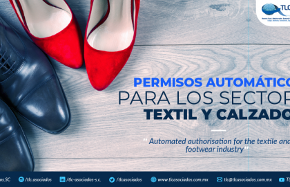 T82 – PERMISOS AUTOMÁTICOS PARA LOS SECTORES TEXTIL Y CALZADO