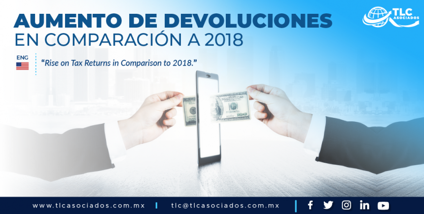 T88 – Aumento de devoluciones en comparación a 2018/ Rise on Tax Returns in Comparison to 2018.