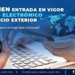 DA1 – Posponen entrada en vigor del Pago Electrónico de Comercio Exterior/The Electronic Payment of Foreign Trade is Postponed