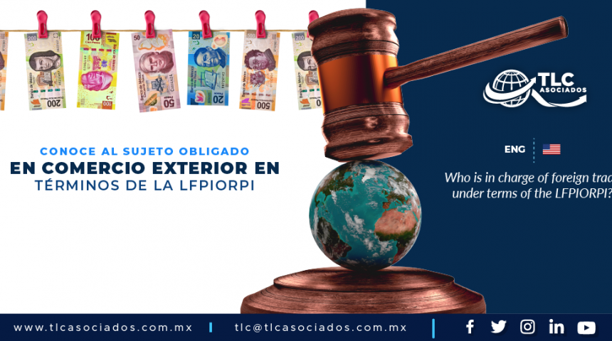CS1 – Conoce al sujeto obligado en comercio exterior en términos de la LFPIORPI/ Who is in charge of foreign trade under terms of the LFPIORPI?