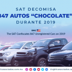 NC5 – SAT decomisa 847 autos “chocolate” durante 2019/ The SAT Confiscates 847 Unregistered Cars on 2019