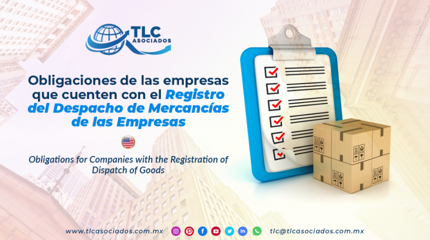 AL13 – Obligaciones de las empresas que cuenten con el Registro del Despacho de Mercancías de las Empresas/ Obligations for Companies with the Registration of Dispatch of Goods