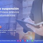 EN12 – Causales de suspensión para los permisos previos y aviso automáticos/ Causes for the suspension of prior permits and automatic notice