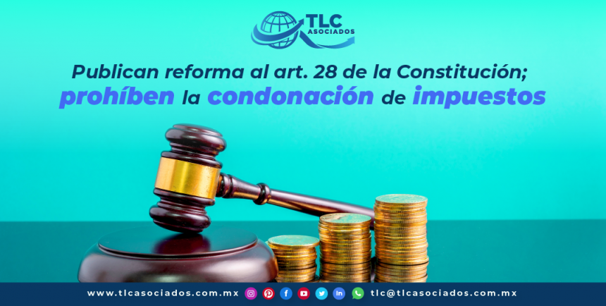 T111 – Publican reforma al artículo 28 de la Constitución; prohíben la condonación de impuestos