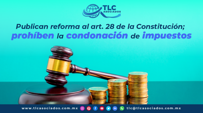 T111 – Publican reforma al artículo 28 de la Constitución; prohíben la condonación de impuestos