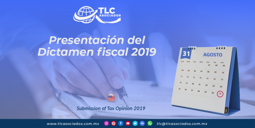 IC20 – Presentación del Dictamen fiscal 2019