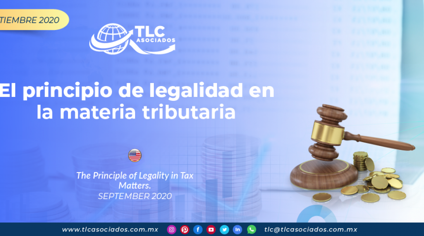 IC24 – El principio de legalidad en la materia tributaria/ The Principle of Legality in Tax Matters