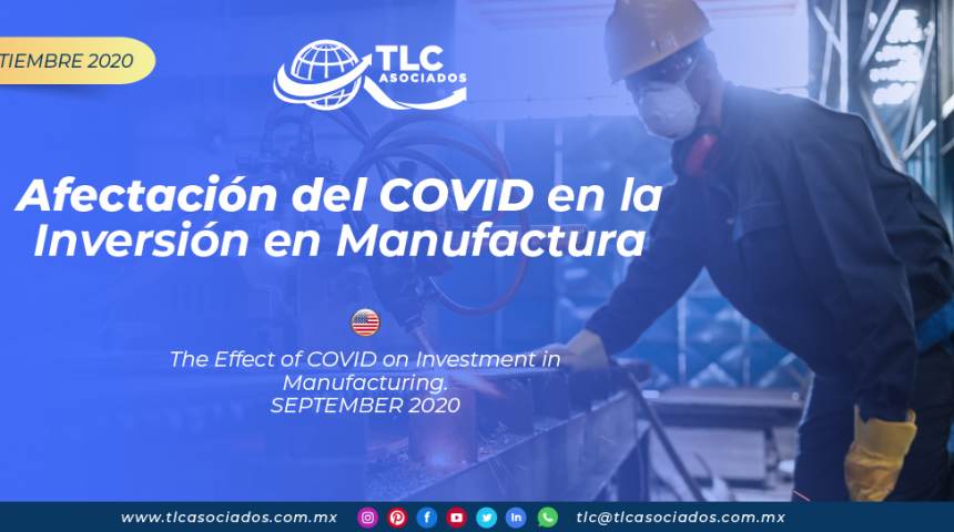 RI27 – Afectación del COVID en la Inversión en Manufactura/ The Effect of COVID on Investment in Manufacturing