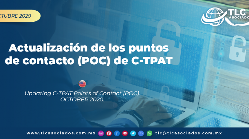 CO29 – Actualización de los puntos de contacto (POC) de C-TPAT/ Updating C-TPAT Points of Contact (POC)